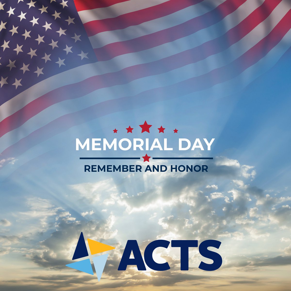 actsflorida's tweet photo. On Memorial Day, we honor &amp; remember the courage, sacrifice &amp; selfless service of the members of our Armed Forces who gave their lives for our nation.
@actsflorida honors all those who made the ultimate sacrifice in service to our country. We remember &amp; thank them today &amp; always. https://t.co/GTedoOgMzX