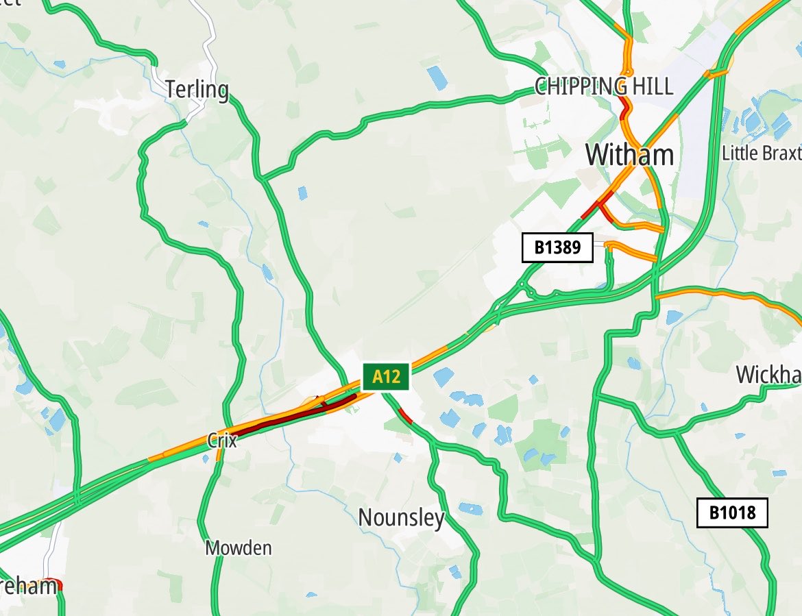 A13, A14 and A12 TRAFFIC tweet media
