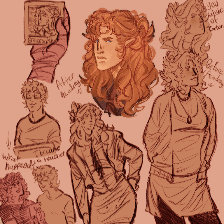 Coffeibun's tweet photo. Grace Ryland I hc she was a party girl before turned asshole and upon becoming a teacher her kids bullied her into being nicer

Ft fem Simon cause bloodmary is everywhere for those pure of heart

#bloodymary #projecthailmary #ironlung 
Inspo: @/faeiirlrly https://t.co/rh4rNJ7dOt
