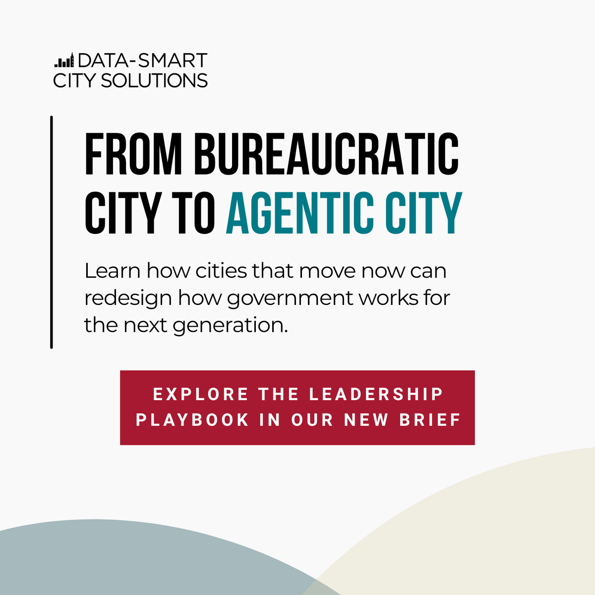DataSmartCities's tweet photo. Many cities still run on a 20th-century operating system. Agentic AI is a chance to rebuild it – if mayors lead.

📌Learn how it can unlock better jobs for public employees and better services for residents: https://t.co/Mu5ReiQE6U https://t.co/hAHdwVFjnv
