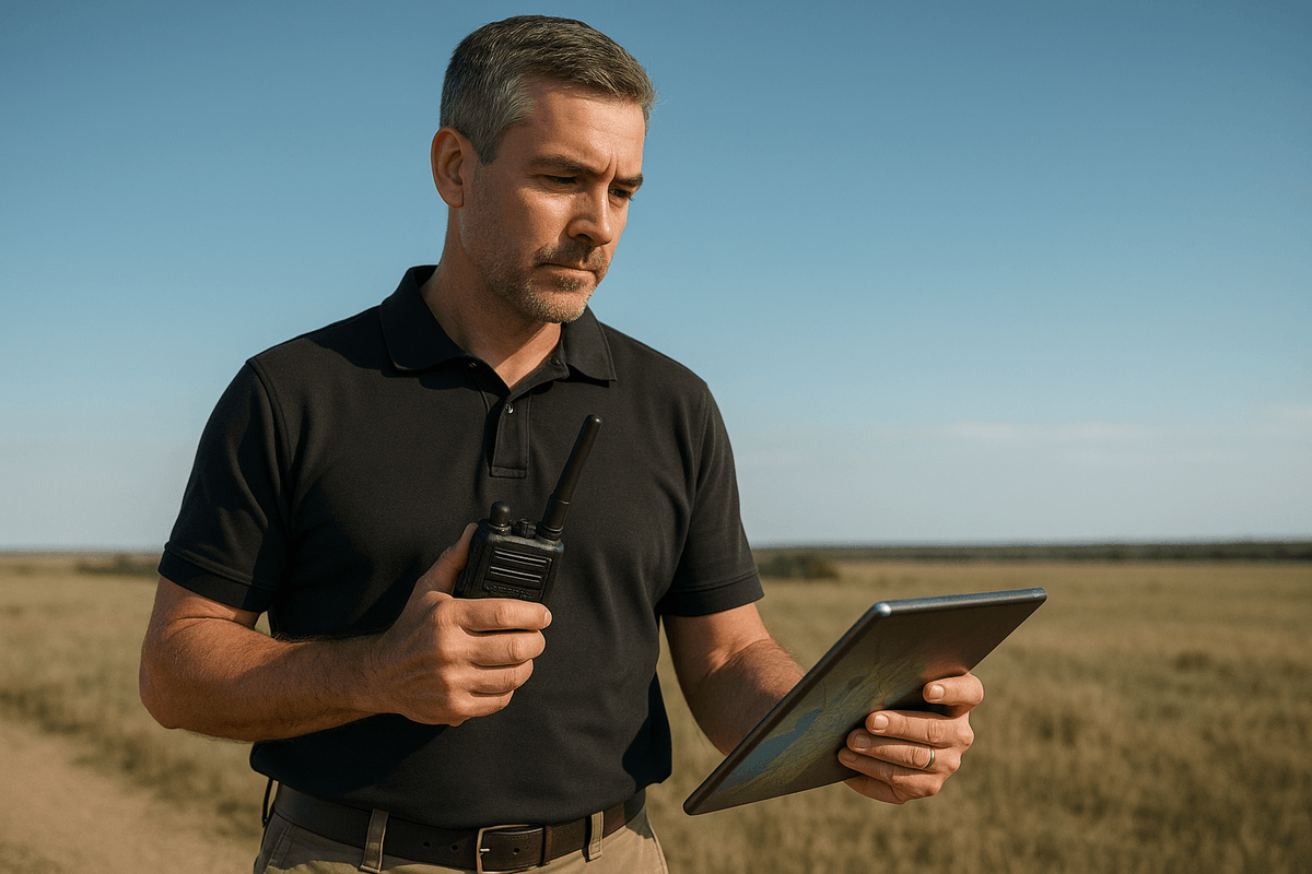 SentinelPTT's tweet photo. No radio towers. No repeaters. No line-of-sight requirements.  Sentinel PTT runs over LTE/Wi-Fi — reliable wide-area PTT without the infrastructure.  📡 https://t.co/sz8S9IhKya #LTEPTT #SentinelPTT #TwoWayRadio https://t.co/jcXm6u1D4P