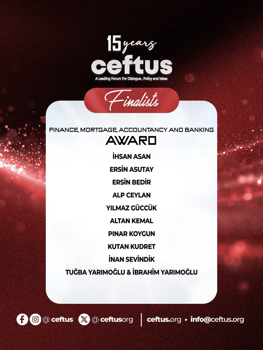 CeftusOrg's tweet photo. 🏆 The finalists for the Finance, Mortgage, Accountancy &amp; Banking Award at the 15th CEFTUS Excellence Awards &amp; Gala Dinner have officially been announced!

Celebrating outstanding individuals making a real impact!

Vote for your finalist now: https://t.co/nsLEUF0oAQ https://t.co/9quJsCMue7