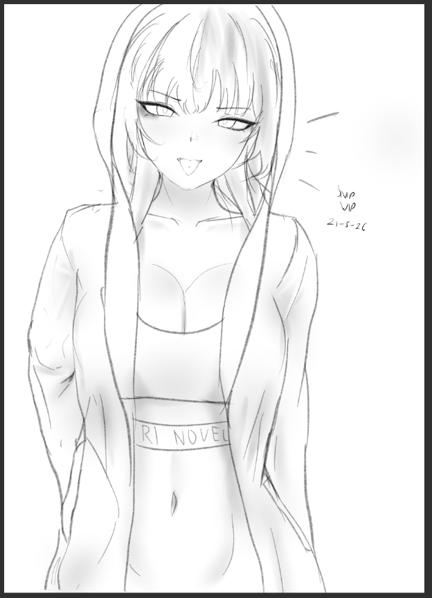 snipsmans's tweet photo. i had an urge to draw her, its been a while..
 #ShiorinSketch https://t.co/LarNoNLBDk