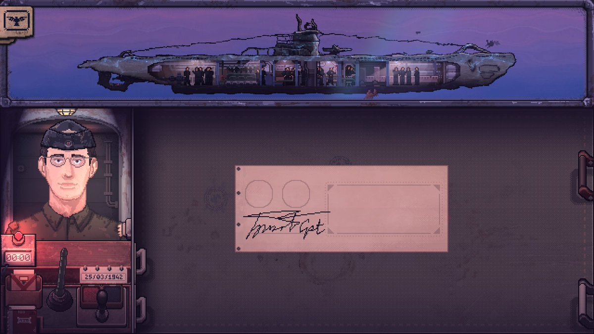 RetroCptn's tweet photo. One of these two has forged the Captains signature. Messages themselves are rather trivial and not that important but the fact that someone is forging a signature is alarming.
Can you guess who forged it?
A) Jizi (first pic)
B) Porter (second pic)

#pixelart #indiedev #falseecho https://t.co/S39foZvuDF