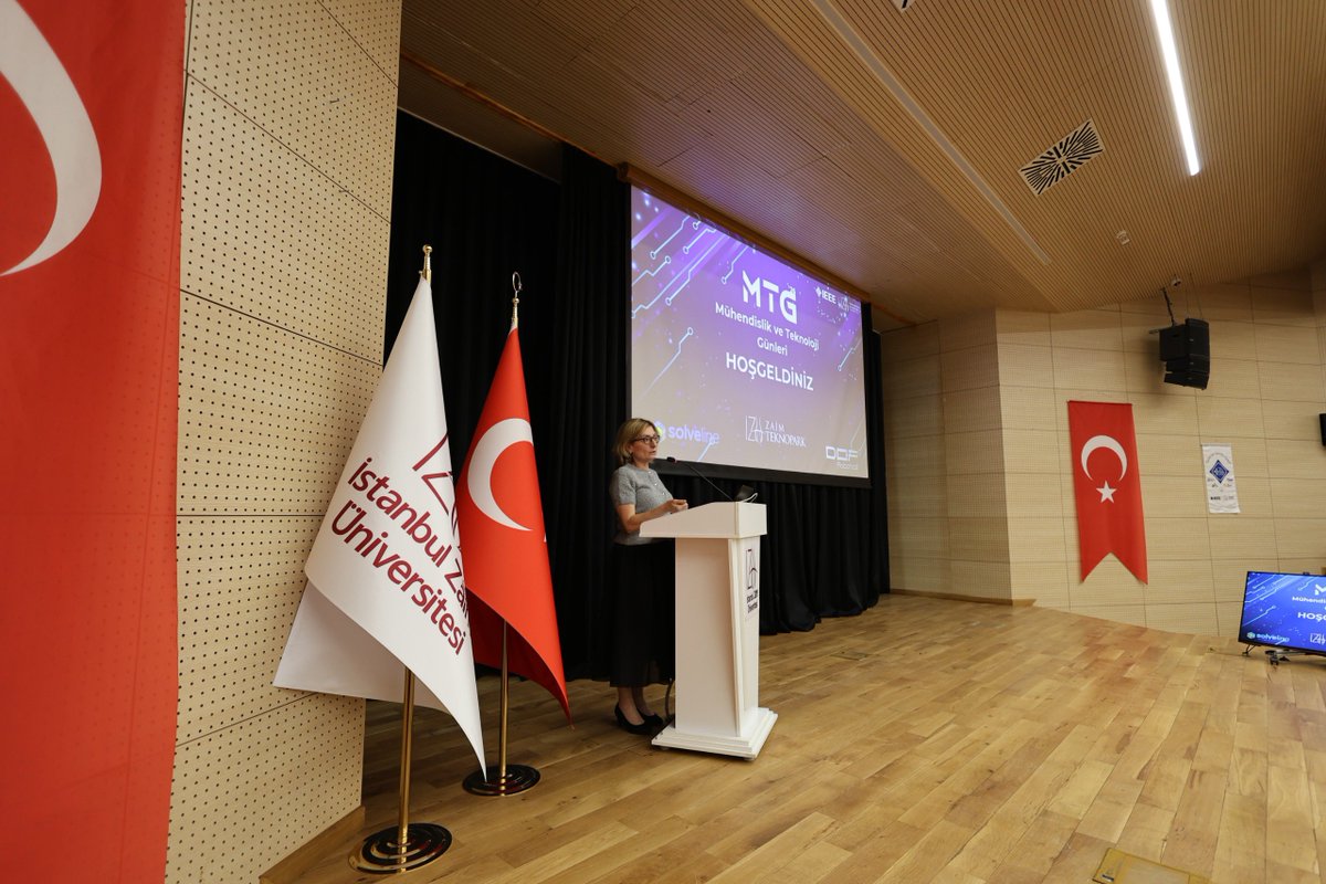 zaimuniv's tweet photo. "8. Mühendislik ve Teknoloji Günleri" İZÜ’de başladı. Yapay zekadan siber güvenliğe, dijital dönüşümden teknoloji üretimine kadar birçok başlığın ele alınacağı program, öğrencilerle sektör temsilcilerini bir araya getirerek mühendislik alanındaki güncel gelişmeleri ve geleceğin mesleklerini değerlendirmeyi amaçlıyor.

Programın açışında konuşan İZÜ Rektörü Prof. Dr. İsmail Küçük, yapay zekanın dönüştürücü etkisine dikkat çekti. Diploma sahibi olmanın yeterli olmadığını vurgulayan Küçük, öğrencilere kendilerini geliştirmeleri hatırlatmasında bulundu. 

DOF Robotics Kurucusu Mustafa Mertcan ise teknoloji üretiminin ve ihracatın önemine değinerek dışa bağımlılığın özellikle siber güvenlik alanında ciddi riskler doğurabileceğini ifade etti. 

Türkiye'deki İsveç Ticaret Odası Derneği (Swedish Chamber of Commerce in Türkiye) Yönetim Kurulu Başkanı Işıl Yalçın da küresel ekonomide yaşanan dönüşümleri değerlendirirken sürdürülebilir enerji yatırımları, yapay zeka dönüşümü ve teknolojinin beraberinde getirdiği etik sorunlara dikkat çekti.

İki gün sürecek etkinlik boyunca yapay zeka, yazılım teknolojileri, girişimcilik, dijital dönüşüm, siber güvenlik ve teknoloji üretimi gibi konular farklı oturumlarda ele alınacak; akademisyenler, girişimciler ve sektör temsilcileri öğrencilerle deneyimlerini paylaşacak.