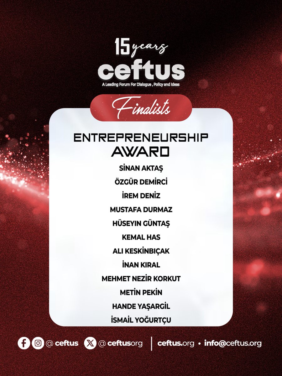 CeftusOrg's tweet photo. 🏆 The finalists for the Entrepreneurship Award at the 15th CEFTUS Excellence Awards &amp; Gala Dinner have officially been announced!

Celebrating outstanding individuals making a real impact!

Vote for your finalist now: https://t.co/nsLEUF0oAQ https://t.co/5EngGQVYDQ