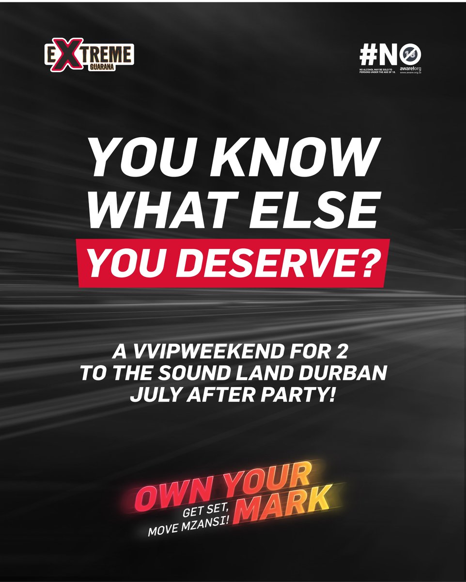 ExtremeDrink_'s tweet photo. Maybe itβs time for an Extremeβ¦ π
Afterwards,
π§Ύ upload your slip here: https://t.co/iczUmlIFuj
π share it to social media
π€© and you could WIN.
Which Moovah are you bringing if you win?
#ExtremeGuarana #OwnYourMark #ExtremeMoveMzansi https://t.co/7oO616Y6eK