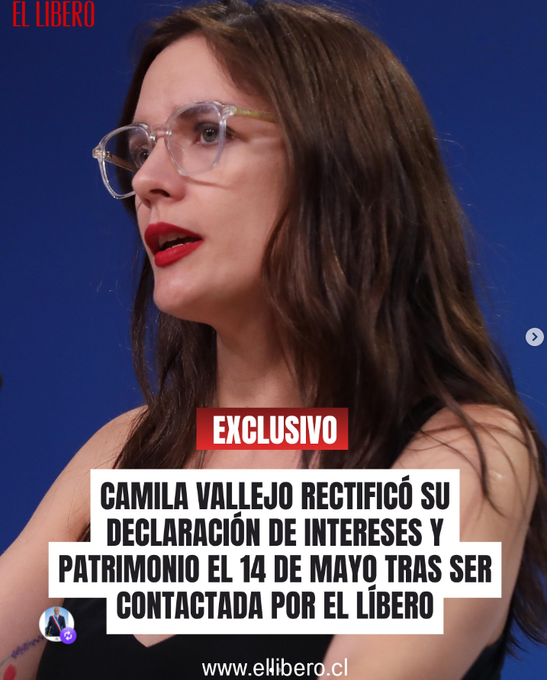 WenaChile's tweet photo. No más pruebas su señoría
@camila_vallejo

Confirmó infracción a Ley 20.880 al omitir declarar evidente conflicto de interés con su suegra.
Su parentela aumentó en + de 50% montos de contratos con el Estado mientras ella era ministra.
Ahora abra sus cuentas corrientes compañera https://t.co/C8LvqZI0tU