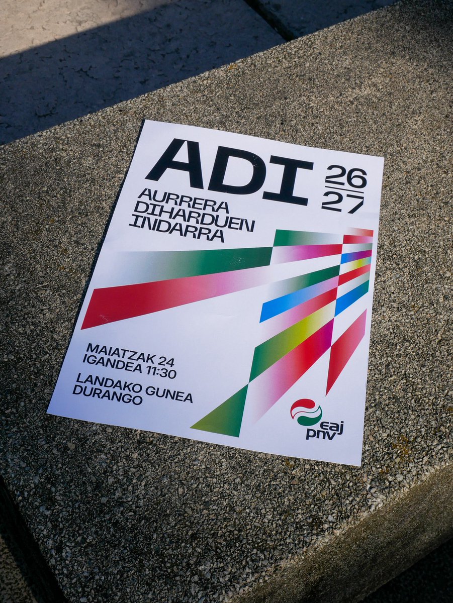 euzkogaztedi's tweet photo. 📍 Gazteon ahotsa eta indarra Landakon egongo da berriro!

🗓️ Maiatzak 24, igandea
🕚 11:30etan
📌 Landako Gunea

💚 EGIkideak bertan izango gara, ilusioz, konpromisoz eta gure alderdiaren alde egiten.

🔥 Indartu alderdia!

#euzkogaztedi #euzkadi #eajpnv https://t.co/nGuay36Hev