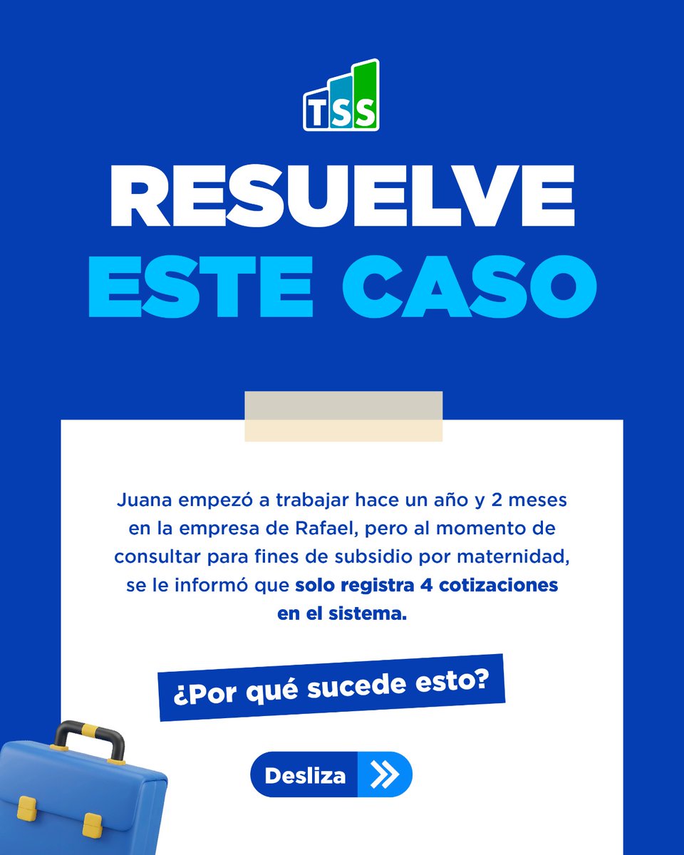 TSSDOM's tweet photo. Para recibir este beneficio, la ley establece que debes haber cotizado al menos 8 meses en el último año antes del parto.​

Si tienes dudas, puedes comunicarte al 809-472-6363📞 o escribirnos a través de nuestro chat web 💬.​

#TSSDom https://t.co/7B1zOJPU2o