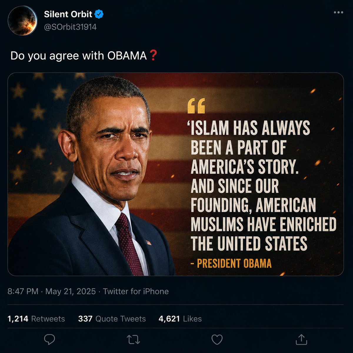 Silent orbit tweet media