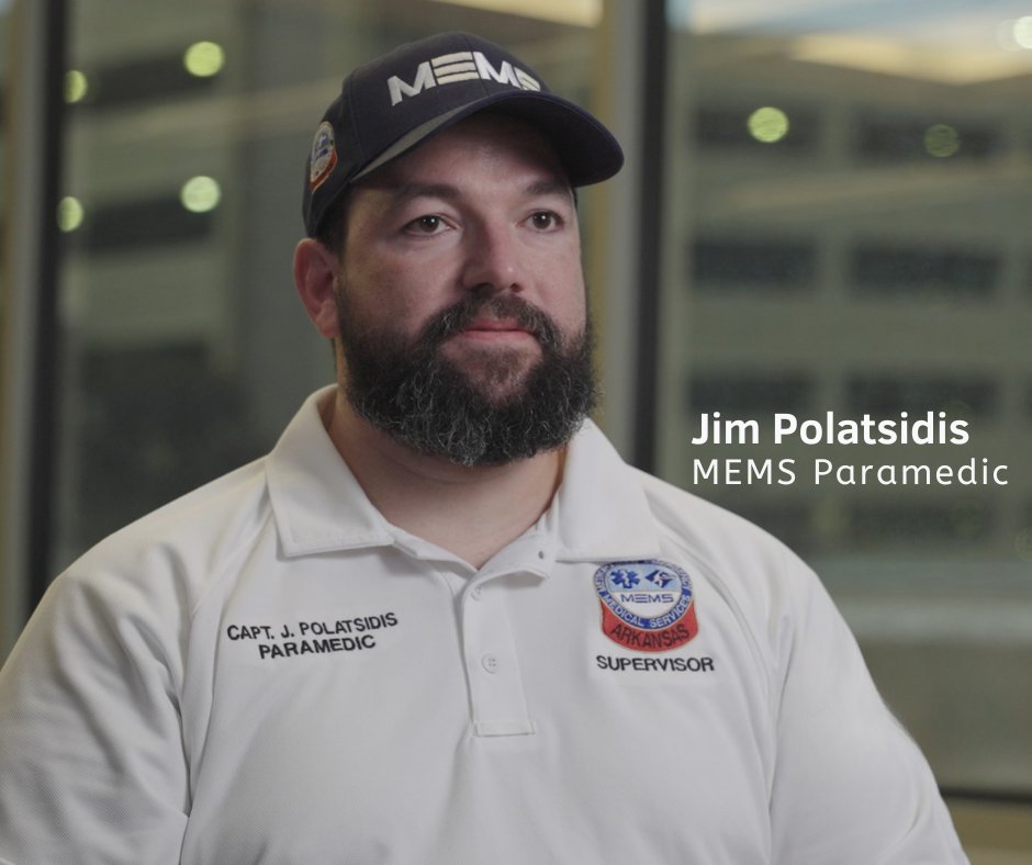 HeartCPR's tweet photo. 🚨National EMS Week is May 17-23! Jim is a paramedic with Metropolitan Emergency Medical Services in Arkansas. The American Heart Association recognizes Jim – and all EMS personnel – for the hard work they do every day in our communities and their commitment to help save lives. https://t.co/QKrPiFWtD8