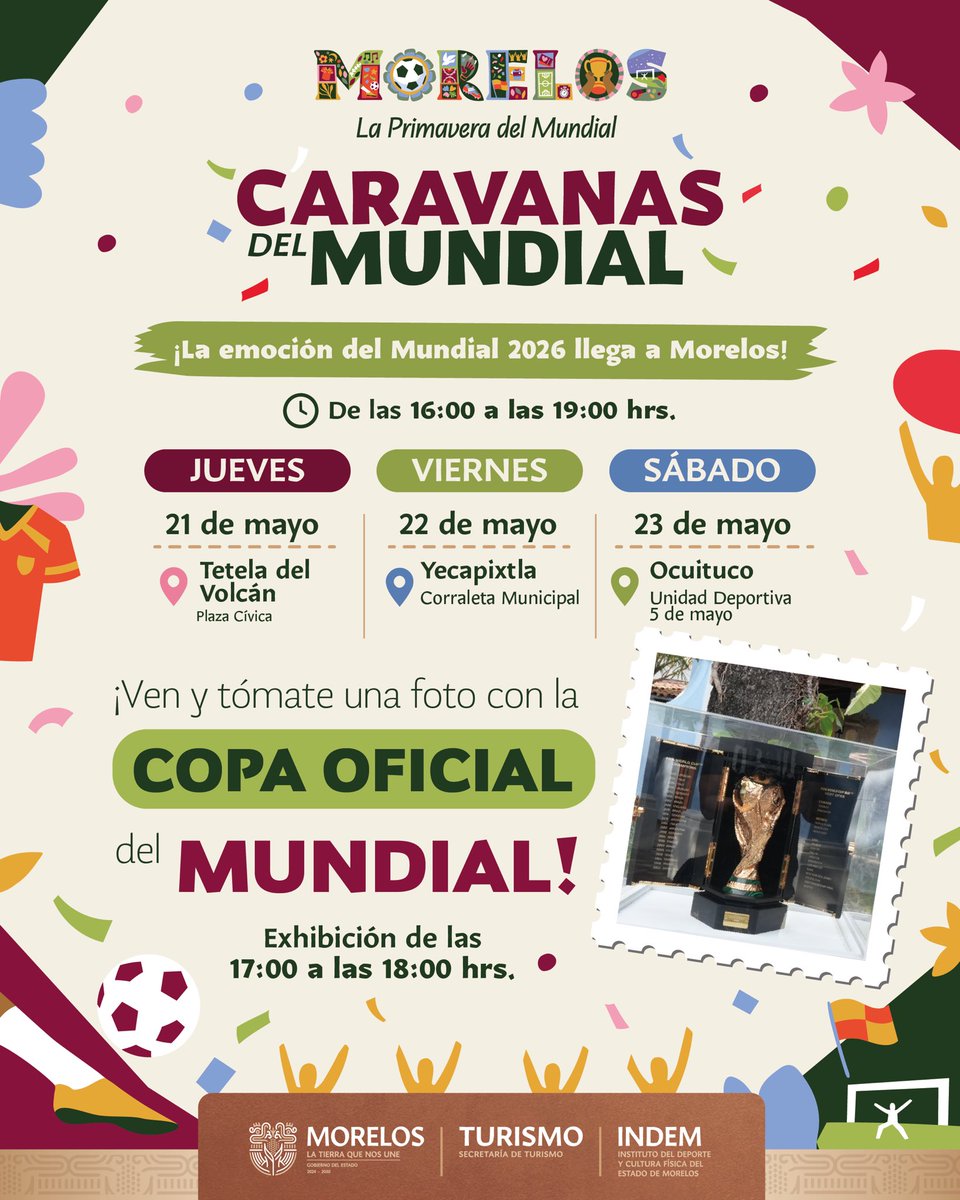 Secretaría de Turismo Morelos tweet media