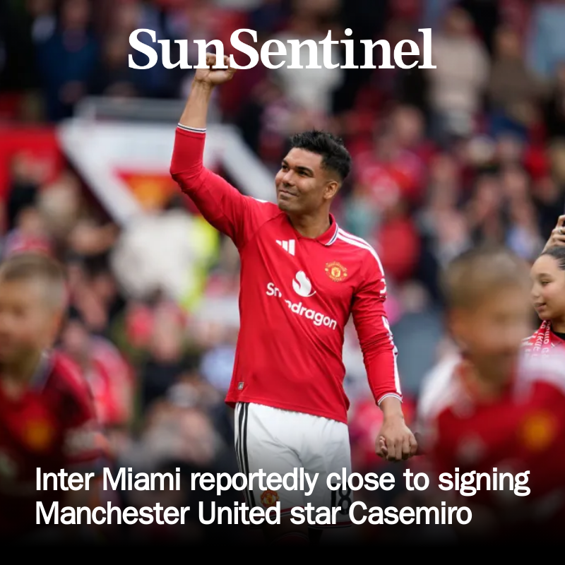 interMIAinsider's tweet photo. Inter Miami is reportedly close to adding another international star, Manchester United defensive midfielder Casemiro. {og:title} {article:title} https://t.co/E6A7W13JCn
