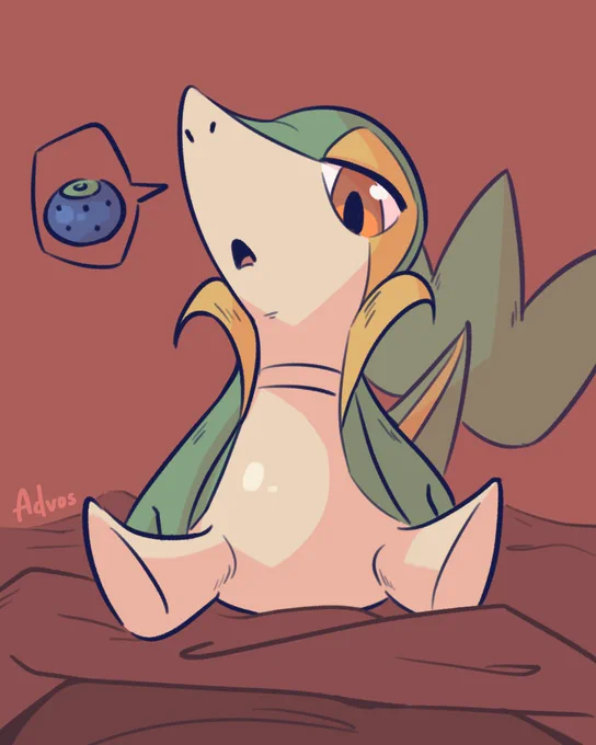 Snivy wants breakfast