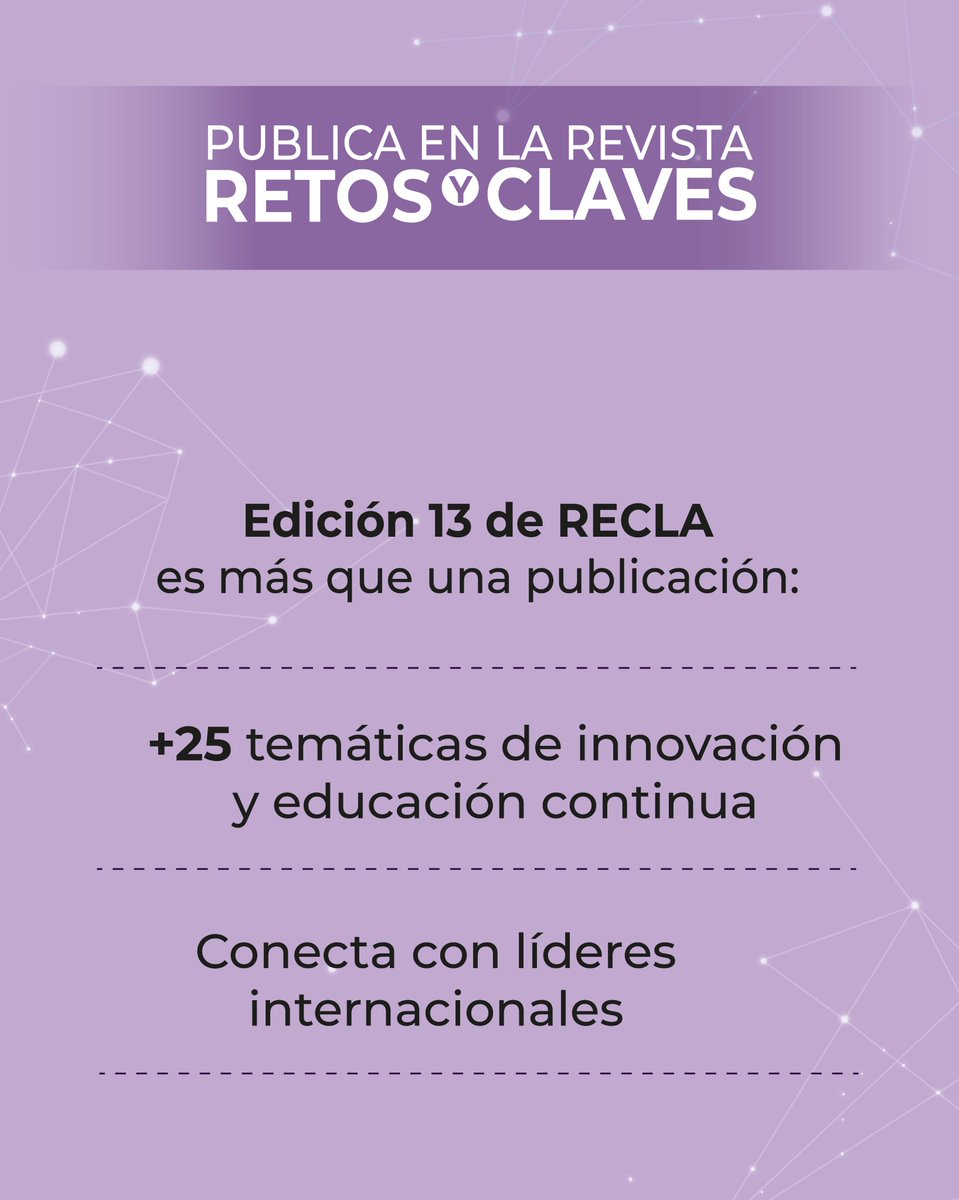 Red de Educación Continua de Latinoamérica y Europ tweet media