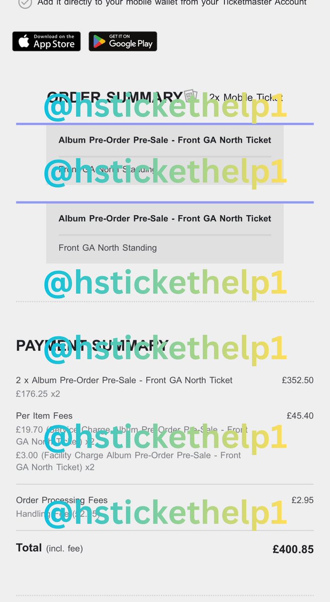 Harry Styles Ticket Help tweet media