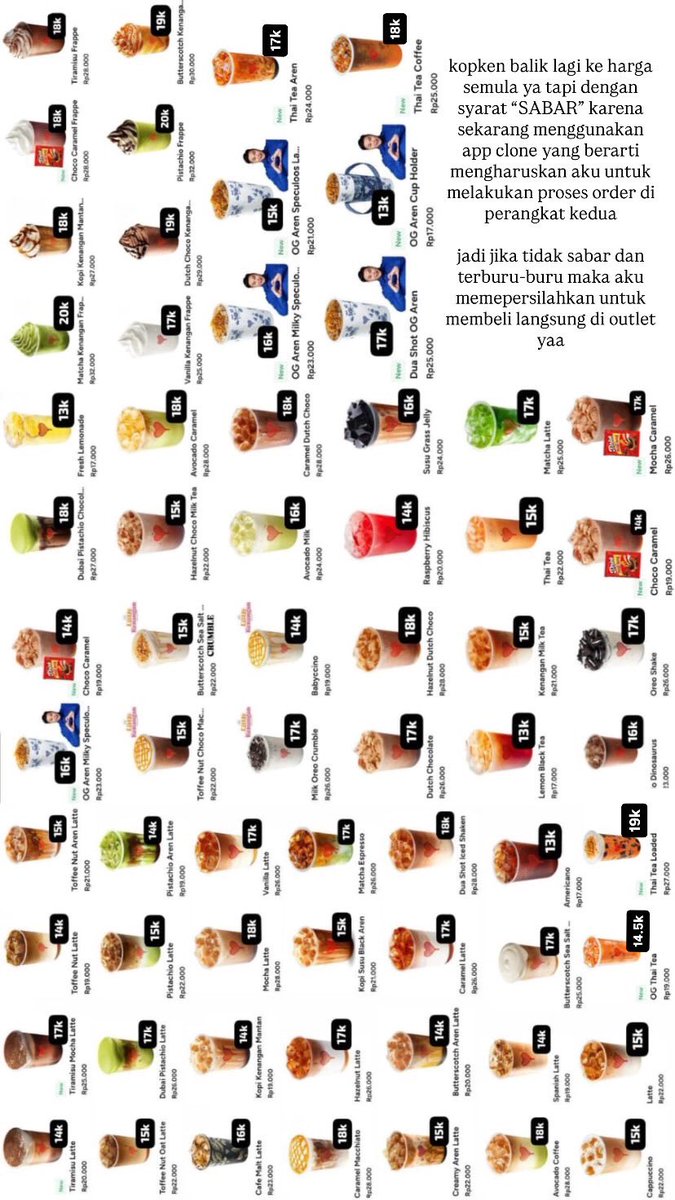 adrian65783's tweet photo. @chemimils51368 halo kak aku mau promosiin kalau mau ngopi murah bisa pakai jasa aku. ini pricelist jasdor aku ya kalo mau ngopi kopken fore tomoro bisa ke dm atau wa aku 089636584754 kalau masi bingung bole tanya tanya ya kak makasih ya kak https://t.co/eHsHGZSsBG