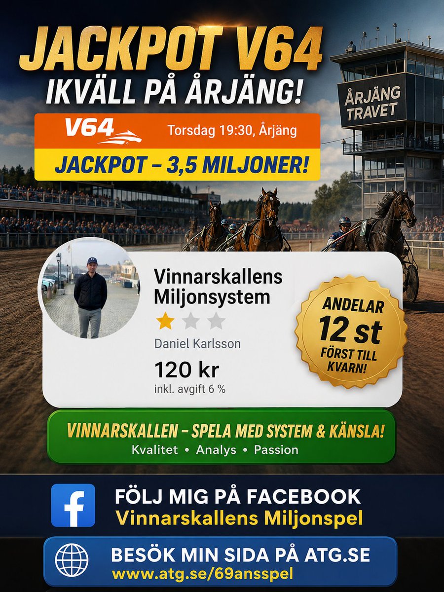Vinnarskallens Miljonspel tweet media
