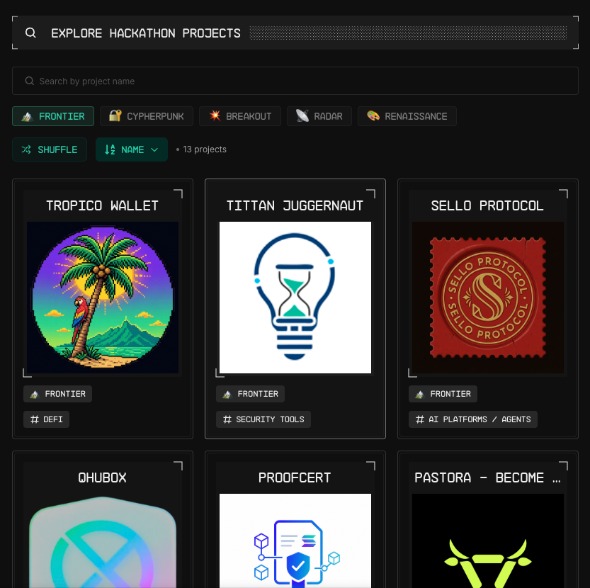 tropico_wallet's tweet photo. Venezuela has a total of 13 projects in different categories at the hackathon, best of luck to all! 🇻🇪@colosseum @solana @SolanaVenezuela @Gableguardians @SelloProtocol @Cubicove @EdukoraLearn @SolanaFndn @x402 @solanalabs https://t.co/9EEV3MzSQJ