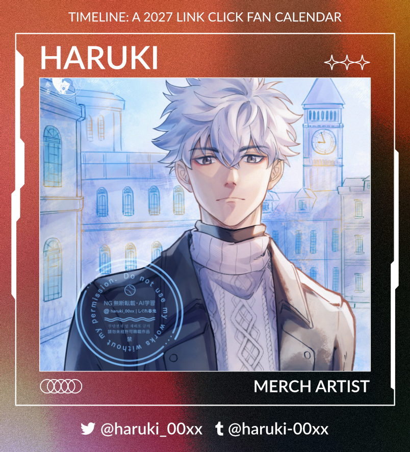 LCcalendar's tweet photo. Meet our film-strip merch artist, Haruki! Find her on Twitter @haruki_00xx, and Tumblr @/haruki-00xx 📸

🗓️ Preorders for Timeline: A 2027 Link Click Fan calendar open on July 25th https://t.co/Aulu7WfJBg
