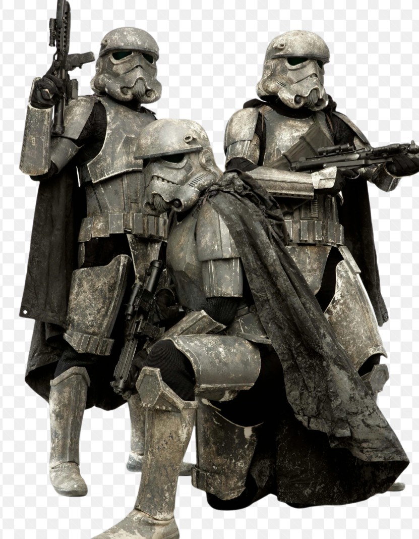 Simplementecer0's tweet photo. @StanDiver The stormtroopers from the Battle of Mimban could work https://t.co/LEnW3viW2p