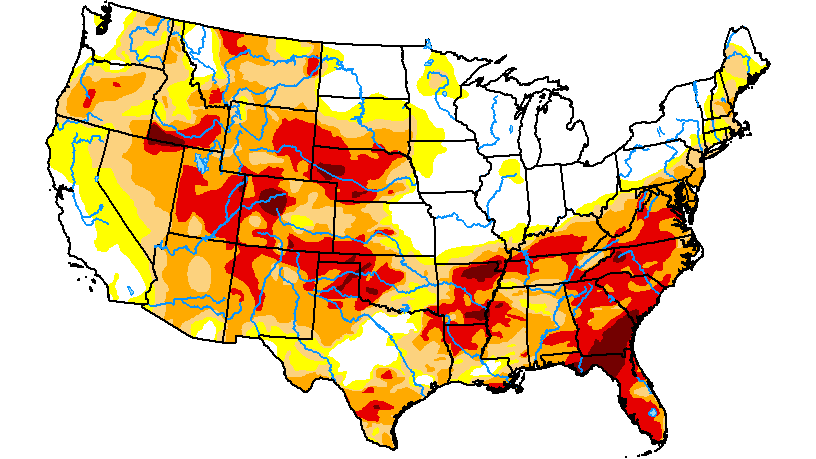 DroughtCenter's tweet photo. This week saw severe thunderstorm outbreaks, large moisture disparities and regional temperature anomalies.

Learn more in this week's Drought Download video: https://t.co/f3NRzZfqWQ https://t.co/LeGKBkteTn