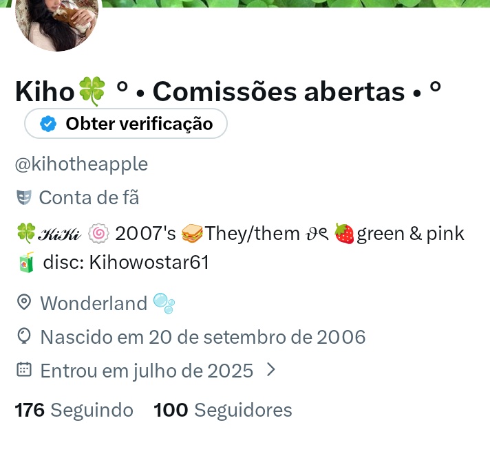 Kiho🍀 ° • Comissões abertas • ° tweet media
