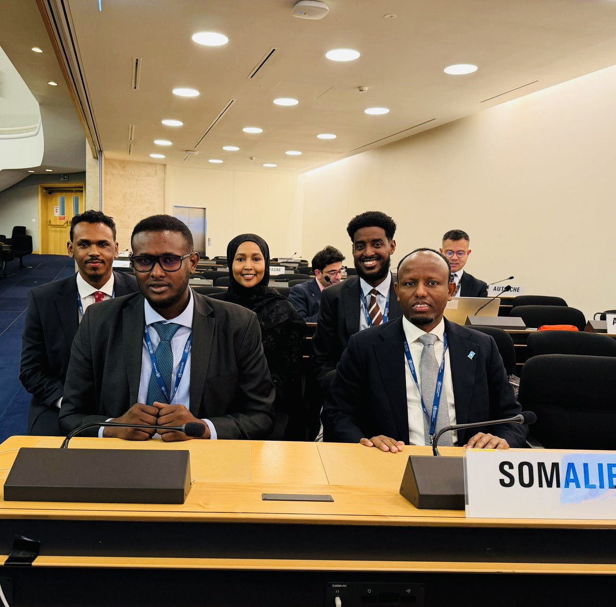 MMCaddow's tweet photo. Honored to be part of the delegation alongside Minister of Health @DrAliHajiadam  a during a busy and productive week at the Seventy-ninth World Health Assembly (WHA79). Grateful for the collaboration, partnerships, and shared commitment to strengthening health systems. https://t.co/7FdCkVicrt