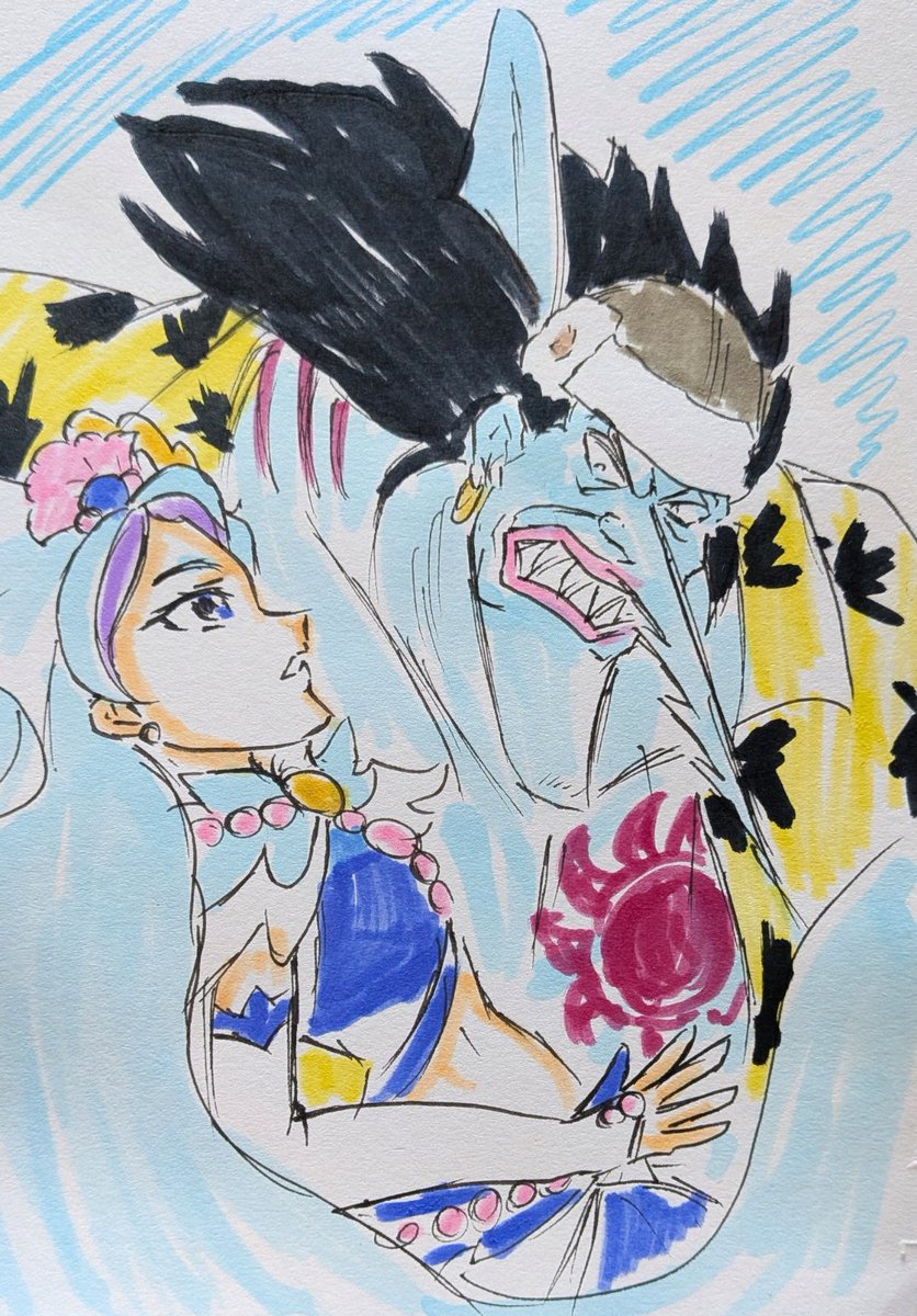 「#ゴープリ10周年なので海藤みなみさん3733枚描いてお祝い (1783.178」|沖庵のイラスト
