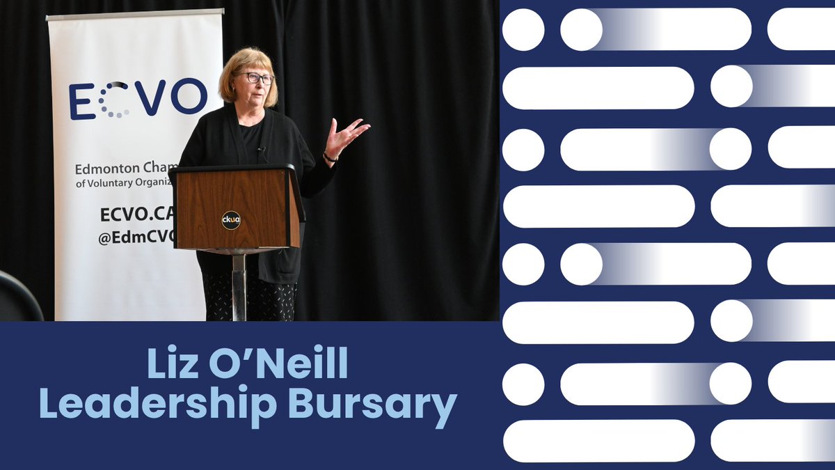 EdmCVO's tweet photo. We are excited to announce the Liz O'Neill Bursary intake is now open!

This bursary supports the next generation of leaders with funding for impactful professional development in leadership, management, governance &amp; public policy. 

Learn and apply now: https://t.co/nk4qLnM9rm https://t.co/tPRQe1VOUD