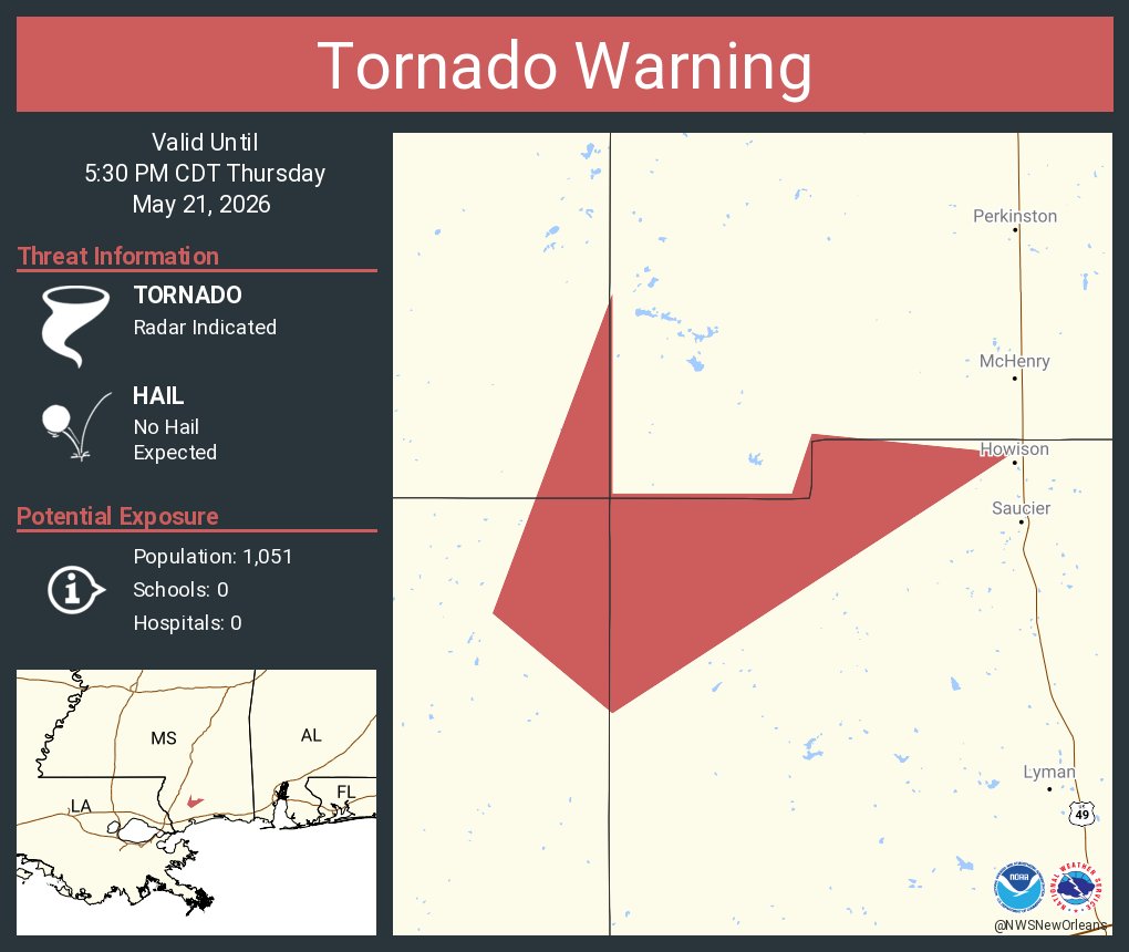 NWS Tornado tweet media