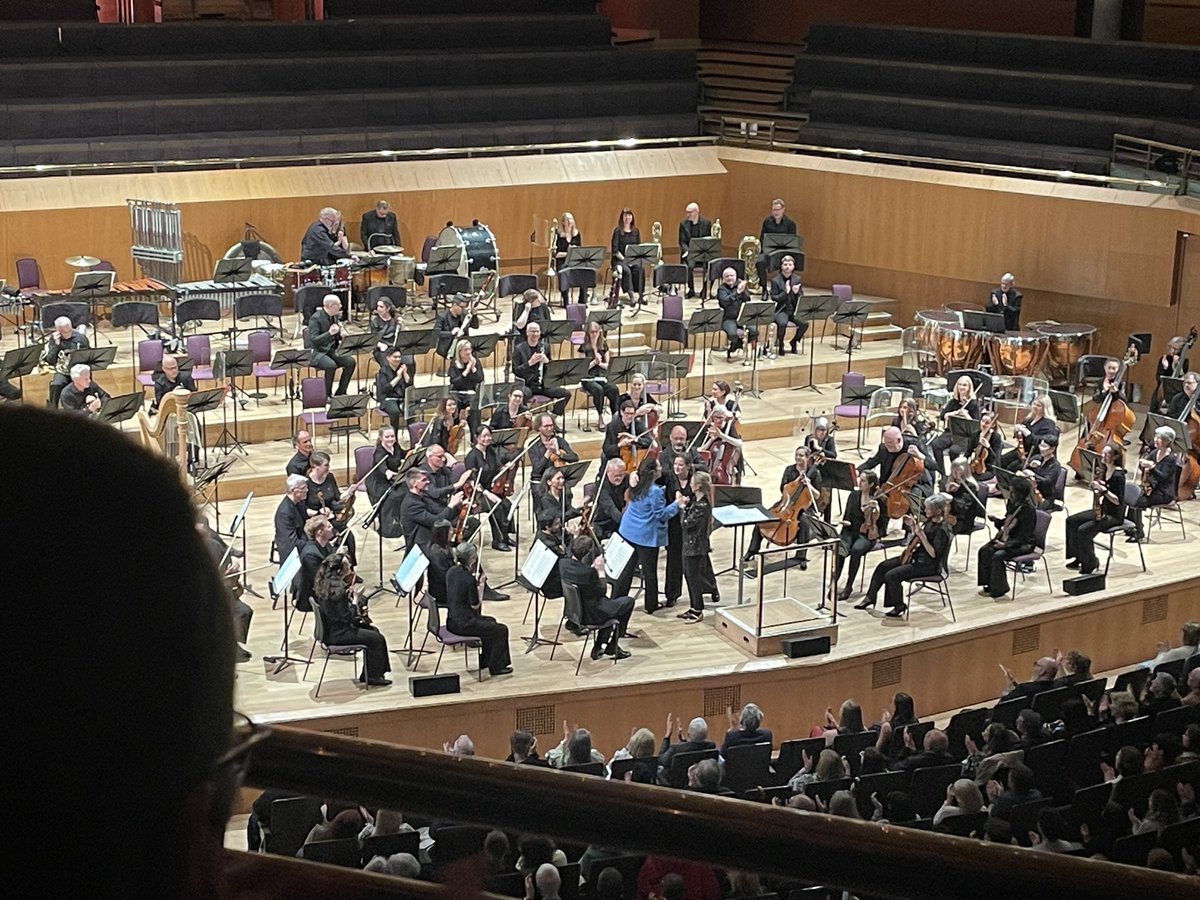 Derbs56's tweet photo. In the audience tonight at @BridgewaterHall to hear @annalapwood and @the_halle. Stunning performances all round. Bravo! https://t.co/oPAv9ZykNX