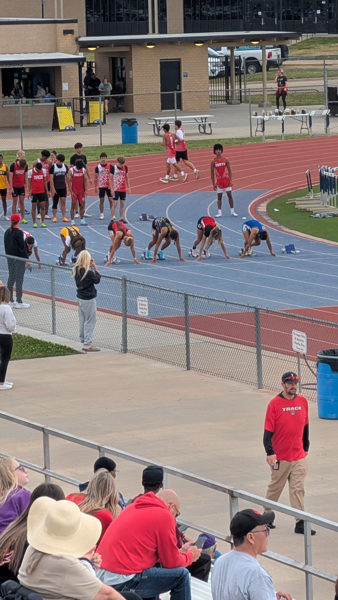 LiberalHS_AD's tweet photo. Running events underway at the 6A track &amp; field West Regional at Wichita NW. 

Go skins!

@sportsguybrock https://t.co/ipSKspdxKZ