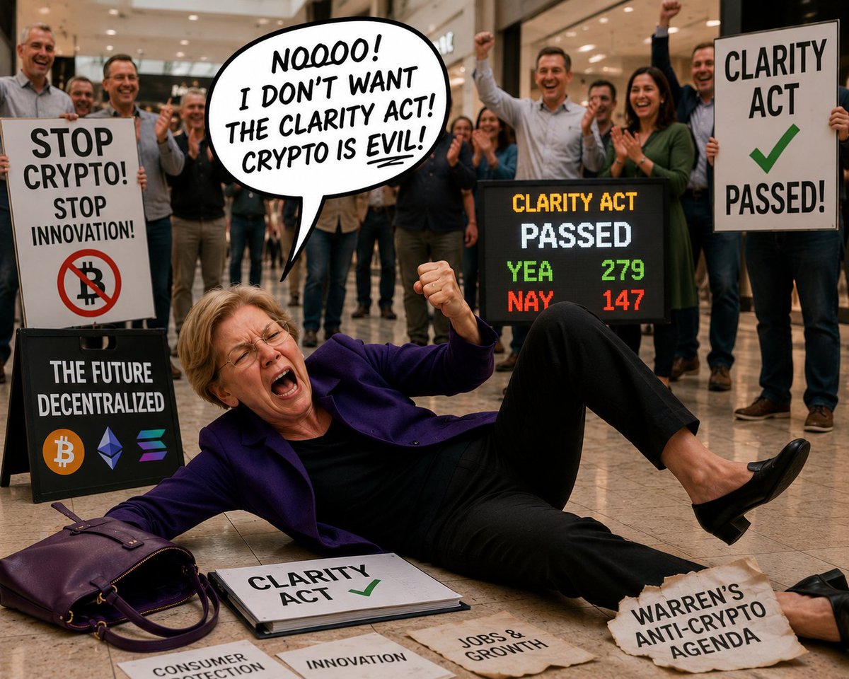 hadenough07's tweet photo. @SenWarren Like a 5 year old payed by the banking cartel.. https://t.co/DafmnC7blt