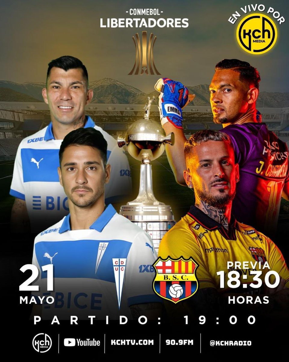 kchradio's tweet photo. 🔥🫵🏻¡SOLO LES SIRVE GANAR!🫵🏻🔥

No te pierdas las emociones del partido por @kchradio 90.9 FM 📻 🎙️⚽️

. @Cruzados 🆚 @BarcelonaSC 💛🖤

Relatos: @sguerrab90 - @Nicocrack29 

Comentarios: @MauricioBermd20 - @Lleren52854Jose 

Informes: @lopezlopezM 

UNA RADIO SIN LÍMITES📻🎙️⚽️🫵🏻🔥