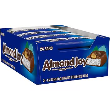 RyFleisch's tweet photo. @lthlnkso I just don’t think its worth giving up AI for this.

Nobody wants Almond Joys. How and why are they shoving this down our throats??

These destroy the character of the candy aisle and every Halloween

#NoAlmonds https://t.co/1bE6LFln0L