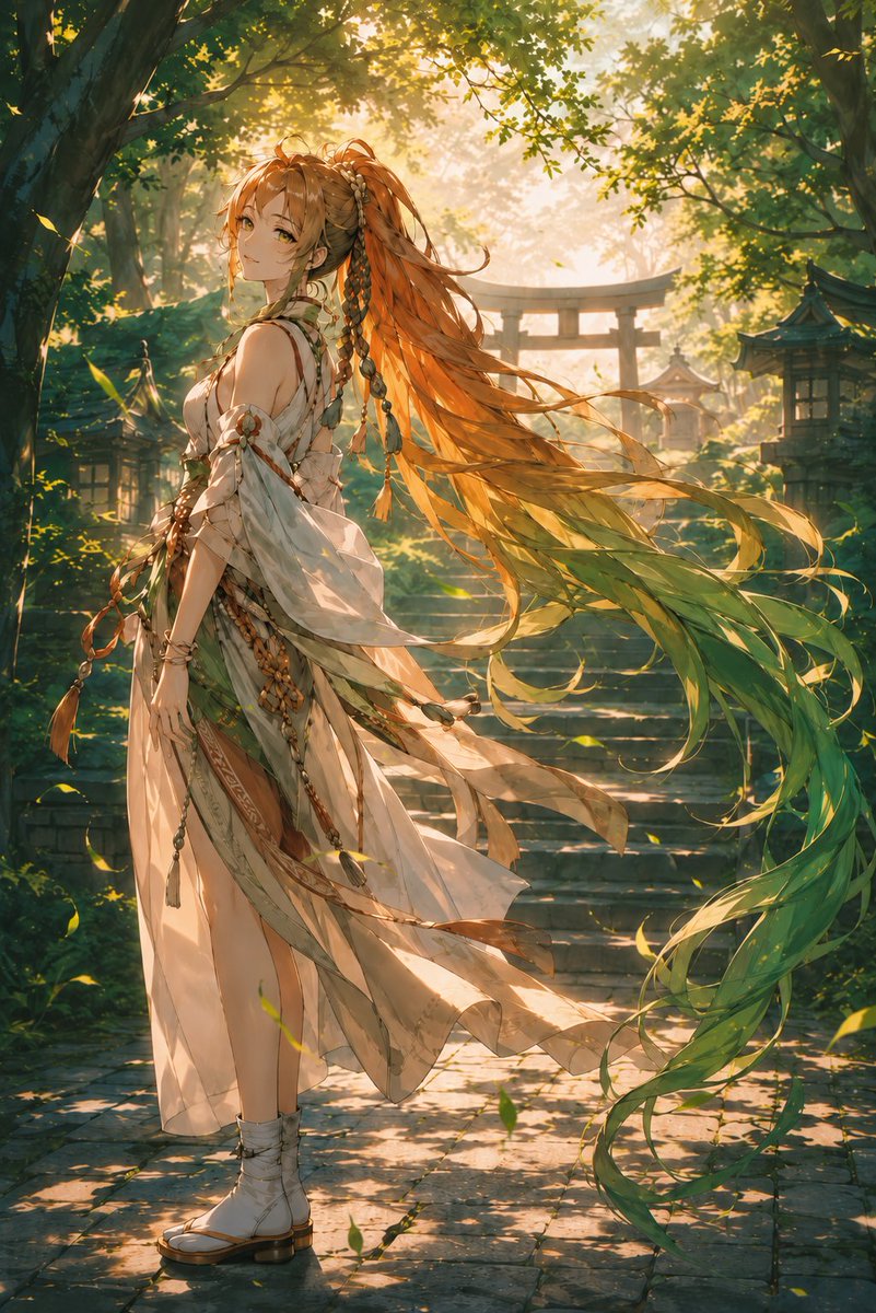 aaca0518's tweet photo. The Windbound Wanderer
#AIart️️️️️️️️️️️️️️️️️️️️️️️️️️️️️️️️️️️️️️️️️️️️️️️️️️️ 
 #WanderingWind #JapaneseFantasy #FantasyIllustration #AnimeFantasy #OriginalCharacter #ShrineMaiden #FantasyArt #AnimeArt https://t.co/3s7ZNYQPX2
