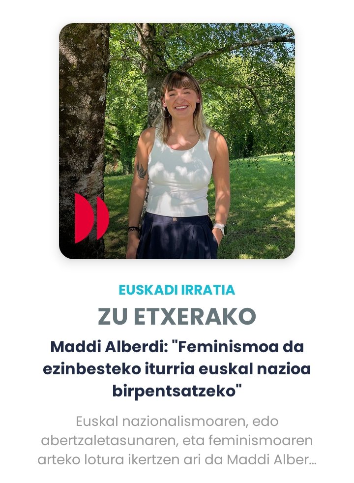 SEH masterra (Subiranotasuna Europako Herrietan) tweet media