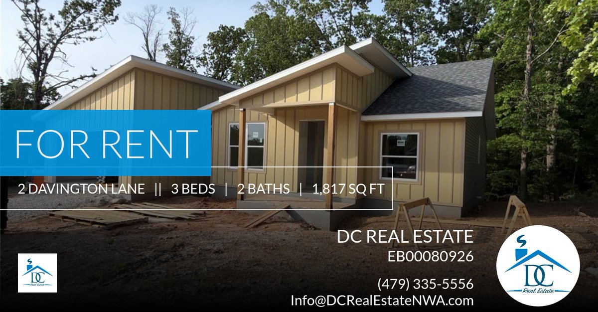 Denisssssa's tweet photo. If you or someone you know is interested in renting a home, take a look at this property! Give me a call at (479) 335-5556 with any questions.

DC REAL ESTATE
Commercial &amp; Residential
479-335-5556
https://t.co/ZPLpH9IaSP
Your... https://t.co/vpmfyIulof https://t.co/NcbDLX6ezh