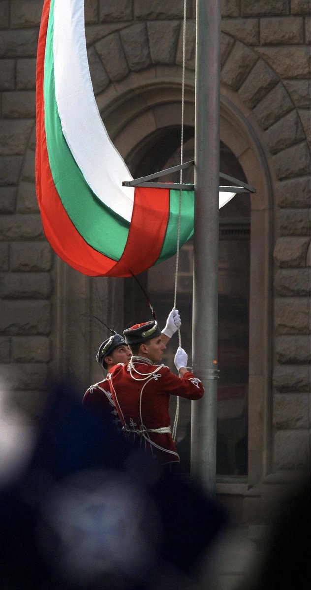 Bulgaria's tweet photo. 🇧🇬 The Flag That Holds Our Soul ❤️
From the hands of our National Revival heroes to the winds of today…
Our beloved Tricolor carries the heartbeat of Bulgaria.
🤍 White — for the pure peace we dream of
🌿 Green — for the fertile soil that feeds our hopes and future
❤️ Red — for every drop of brave blood shed so we could stand free
It’s not just a flag.
It’s our mothers’ lullabies, our fathers’ courage, and our children’s tomorrow.
This is Bulgaria. This is who we are. 💚🤍❤️
🇧🇬
#BulgarianFlag #Bulgaria #Tricolor #NationalPride #LoveBulgaria