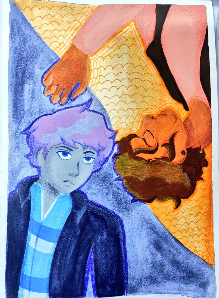 NonFlashy's tweet photo. Little drawing that I hand drew for Scaled and Icy Anniversary!
Collab run by @kidzboppizza and @twiceasfar_ 
My prompt was LIVESTREAM :D

#cliqueart

(aproveche que había actividad en clase para hacerlo, de lo contrario no iba a hacer o terminar ToT) https://t.co/atzqOVaBHJ