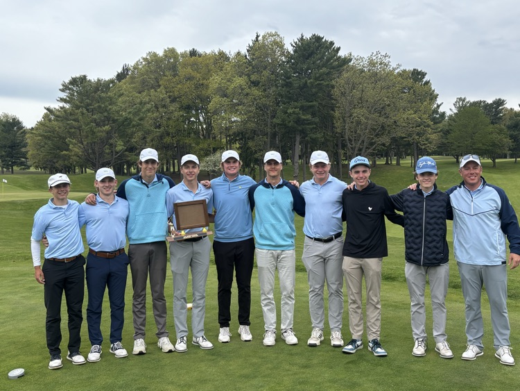 ShoresAthletics's tweet photo. Ok Green Boys Golf Champions!  1 overall champion (Gavin Olson), 3 medalists, and 4 all-conference athletes! https://t.co/ttSdcr5o6u
