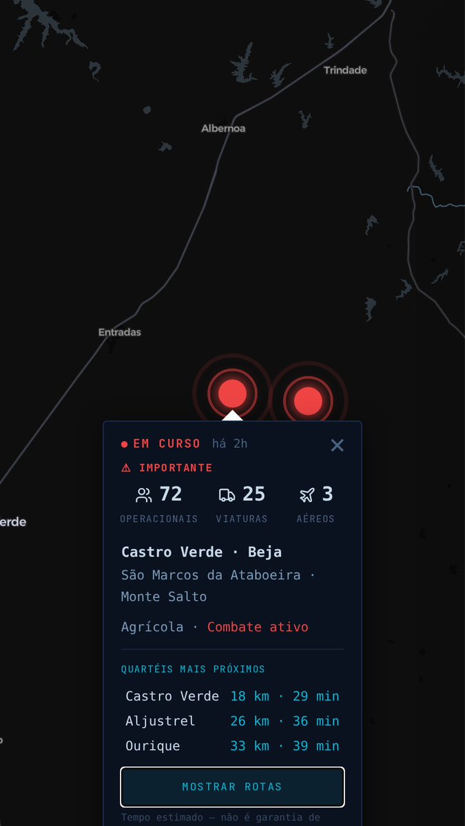 🔥 FOGOSAGORA.PT | Dados Públicos de Incêndios tweet media