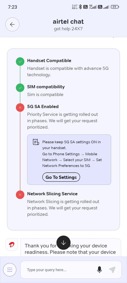 sacsat14's tweet photo. @TelecomTalk Priority network @Airtel_Presence https://t.co/hOKzEODfZa
