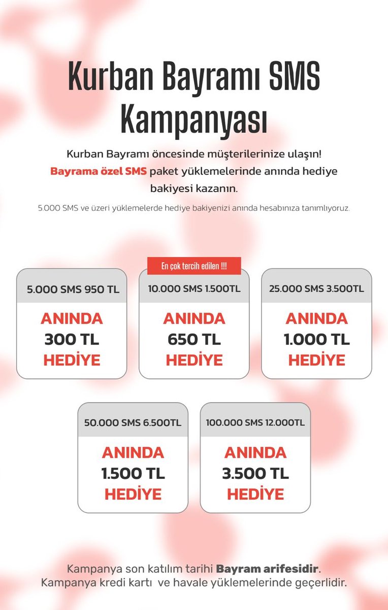ensarsms's tweet photo. Kurban bayramı kampanyamız https://t.co/lQ5i2nE9Cl