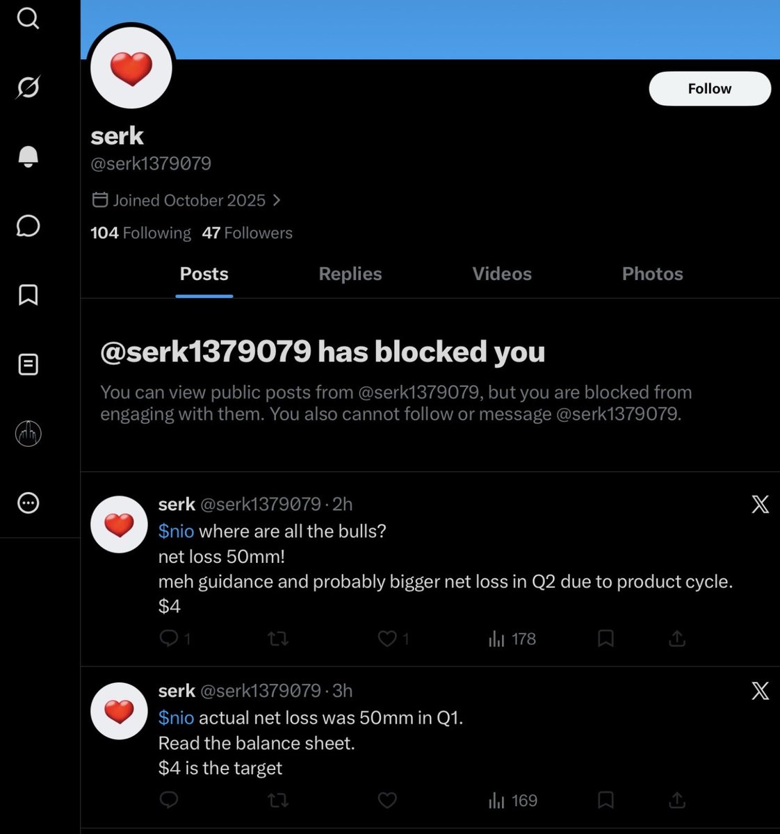 Bullish NIO tweet media
