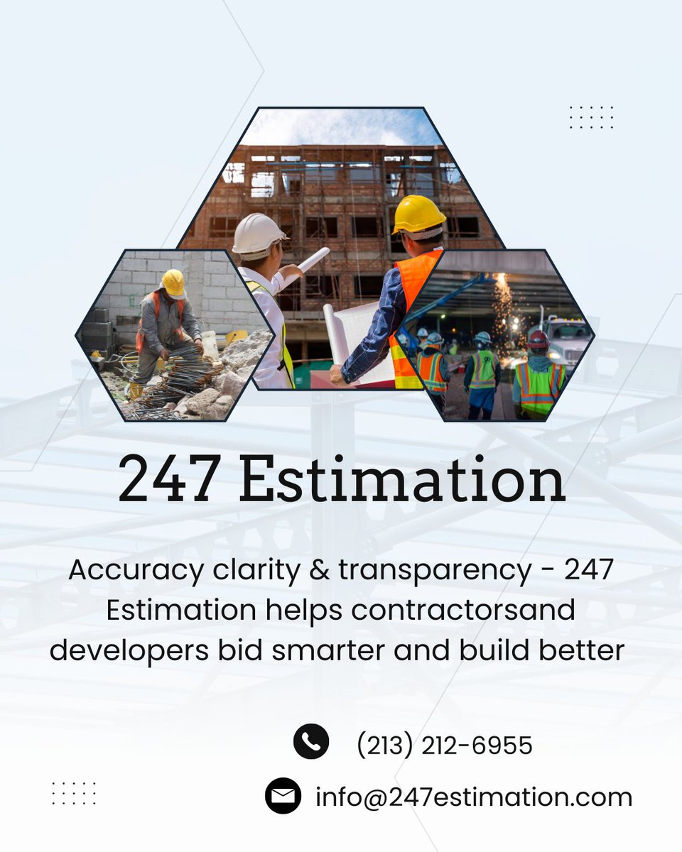 2Estimation's tweet photo. A great project starts with a great estimate.

From material takeoffs to labor costs, every detail impacts your bottom line.

Don’t leave it to guesswork.

#ConstructionTips #EstimatingMatters #Builders https://t.co/lyYYlxmToJ