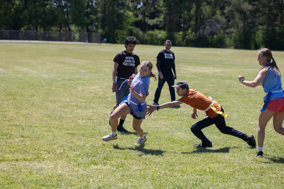 stmasb's tweet photo. STMA Field Day 2026! Fun competition, face painting, and house cheers - complete with a foam machine! A big Thank You to our sponsors: Bookkeeping Today, LLC,  Zach Spaulding (Health Markets Insurance), Andrew Weiss (Financial Advisor - KofC), and Hagerty. #GoGriffins https://t.co/9kaKDsLGMC