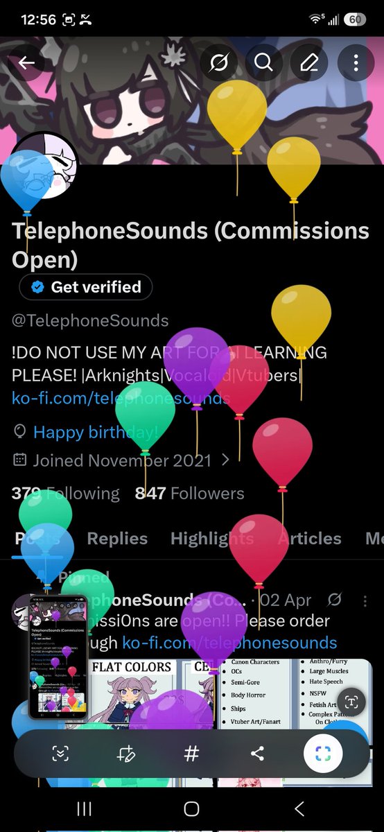 TelephoneSounds (Commissions Open) tweet media